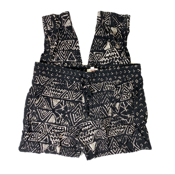 Mossimo Lounge Pant Black & Cream Pattern Large - Picture 2 of 3